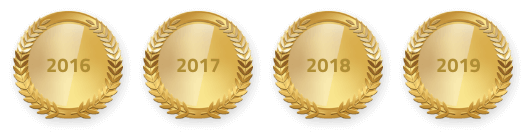 Awards from 2016 to 2019